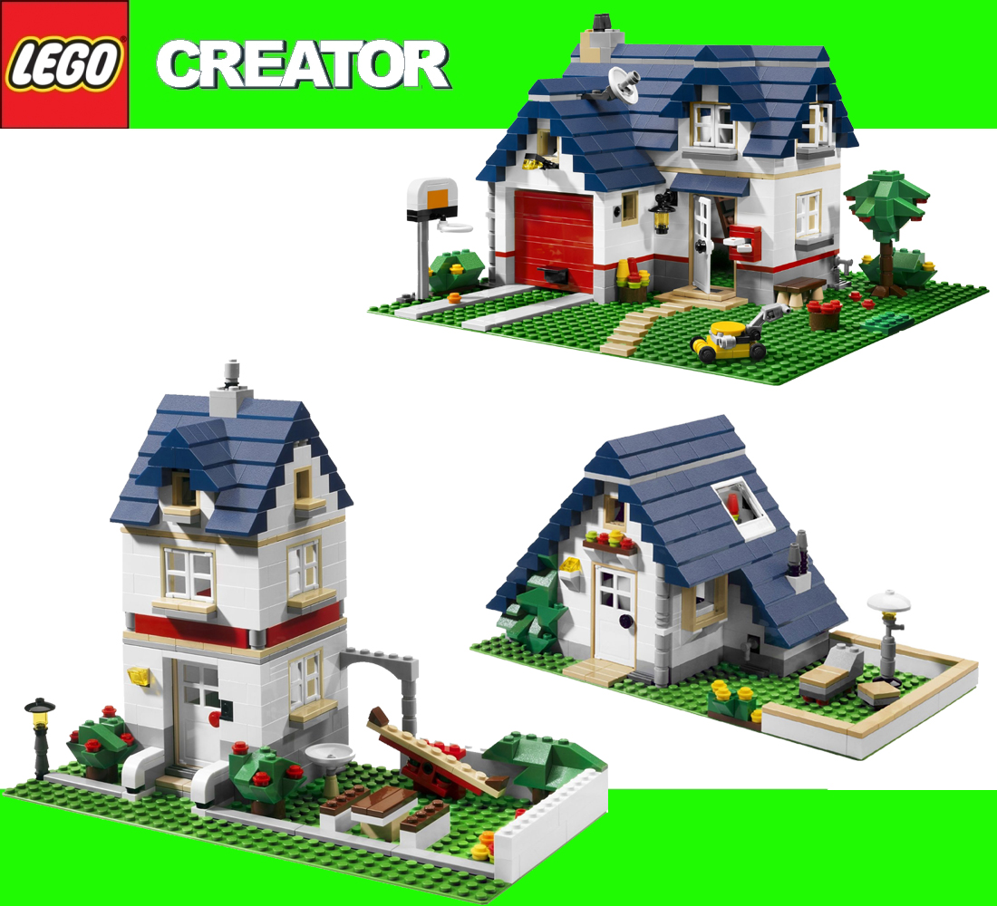 NEU LEGO CREATOR 5891 Haus mit Garage Apple Tree House | eBay